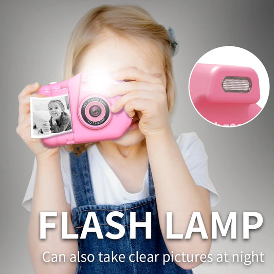 KIds Selfie Instant Printing Camera 1080P