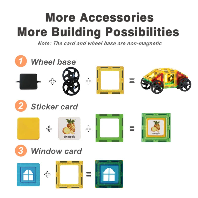 Kids Magnetic Building Blocks Construction Set