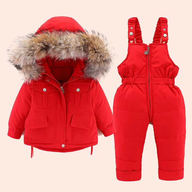 Baby Girl 2pcs Winter Jumpsuit