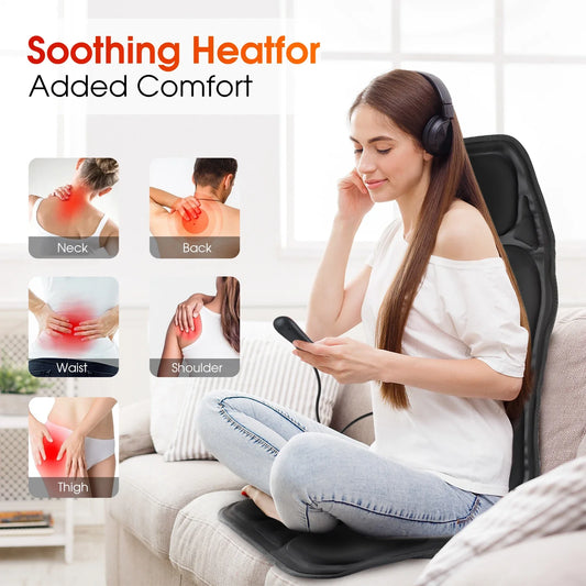Electric Back And Full-Body Massage Chair Cushion