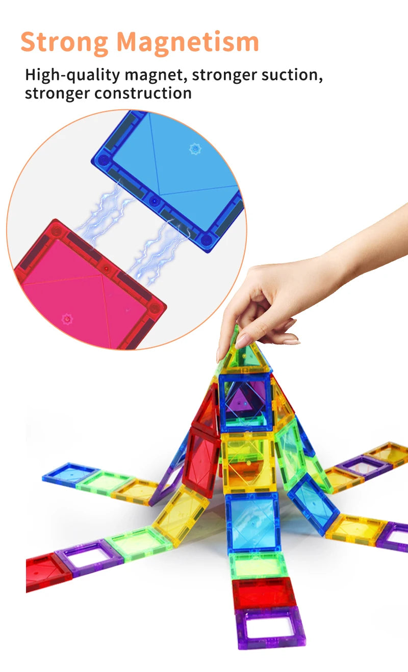 Kids Magnetic Building Blocks Construction Set