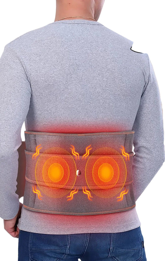 Electric Heating Vibration Spine & Back Support Belt
