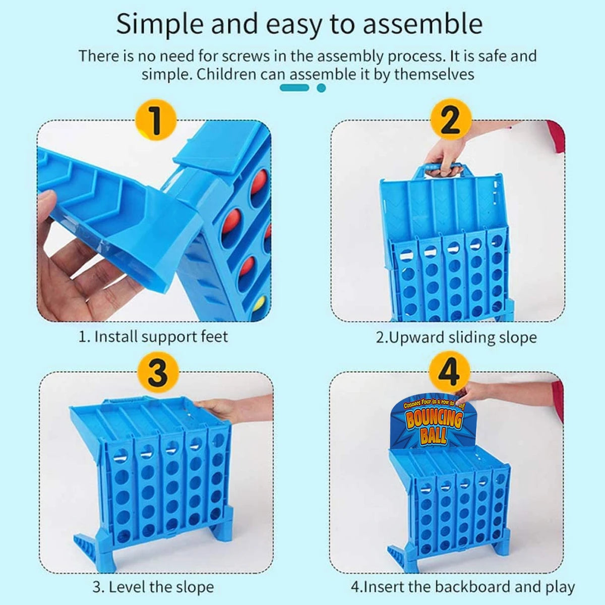 KIds 4 Shots Connect Board Game