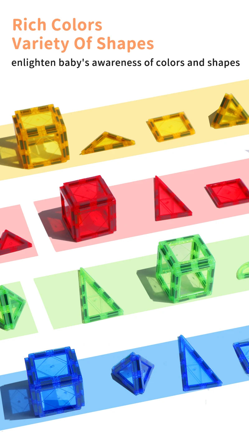 Kids Magnetic Building Blocks Construction Set