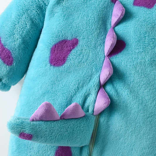 Baby Dragon Fleece Playsuits