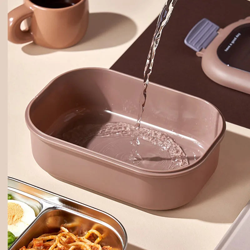 Baby Cute Bear Stainless Steel container