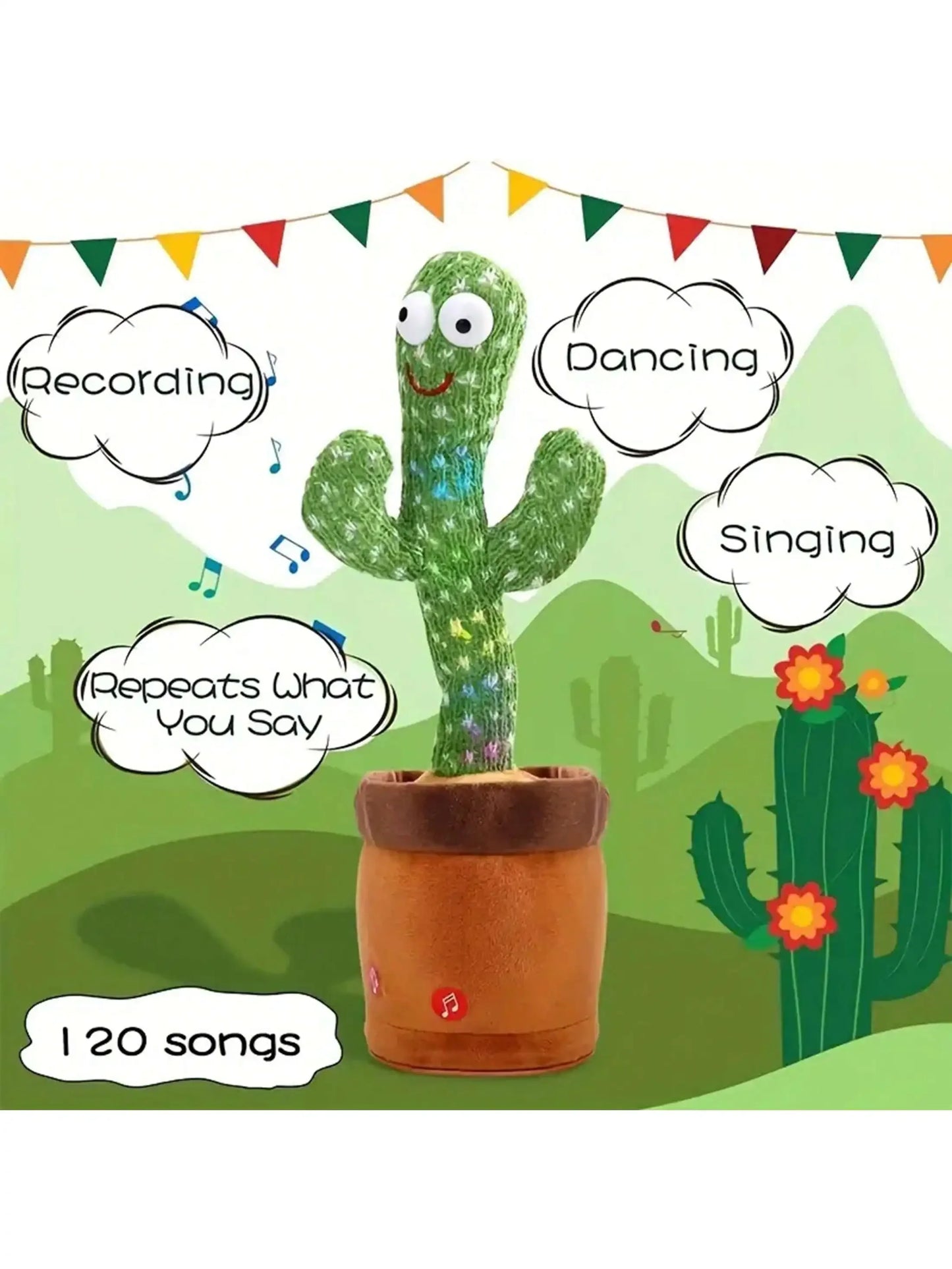 Baby Dancing Talking Cactus
