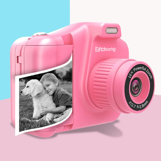 KIds Selfie Instant Printing Camera 1080P