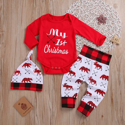 Baby First Christmas Clothing Set