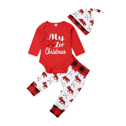 Baby First Christmas Clothing Set