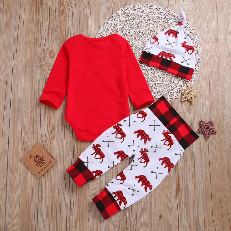 Baby First Christmas Clothing Set