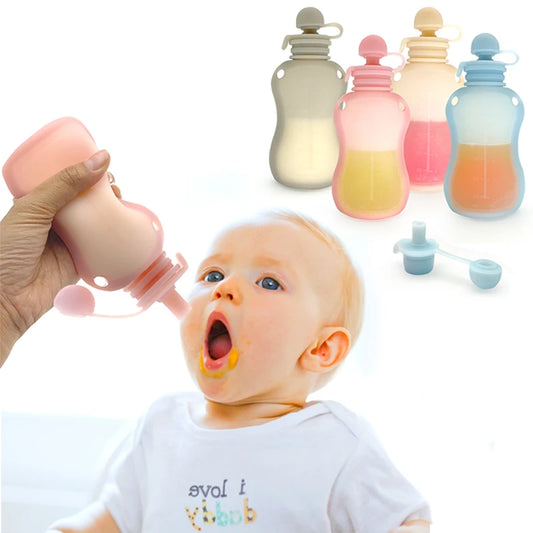 Baby Reusable Silicone Breast Milk Storage