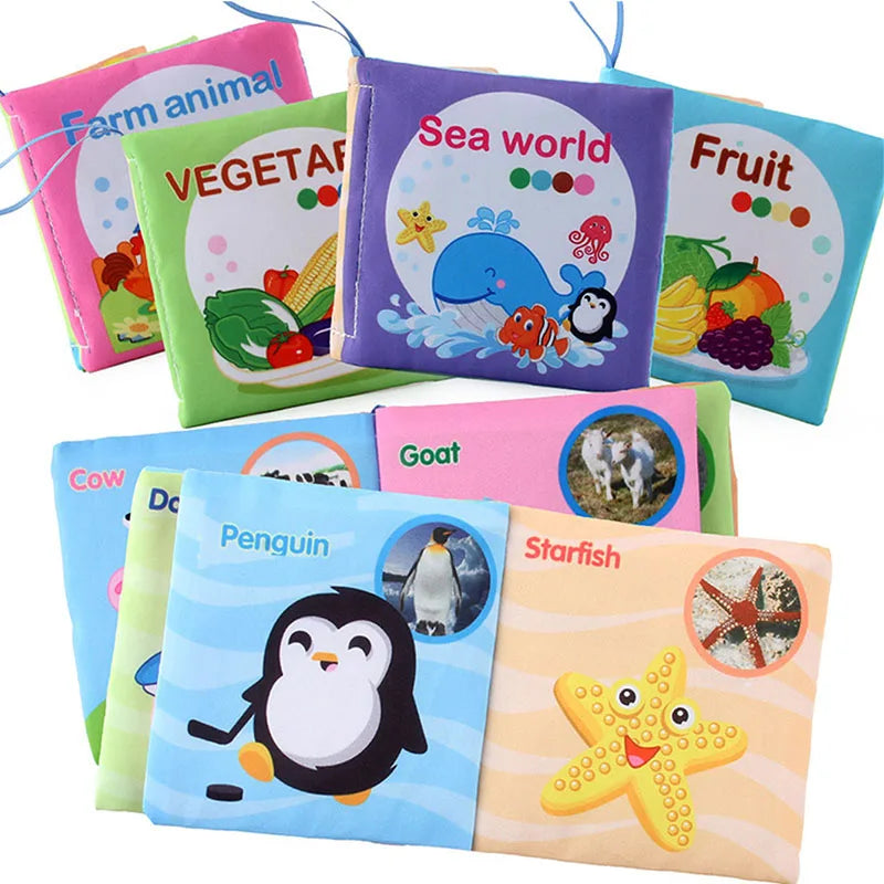 Baby Early Educational Soft Cloth Books