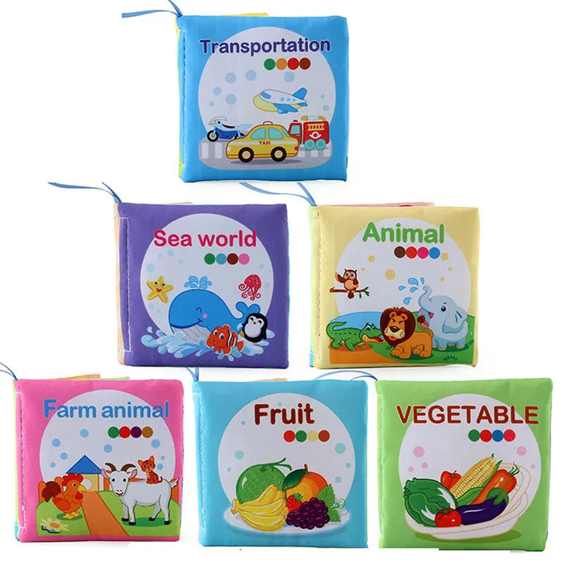 Baby Early Educational Soft Cloth Books