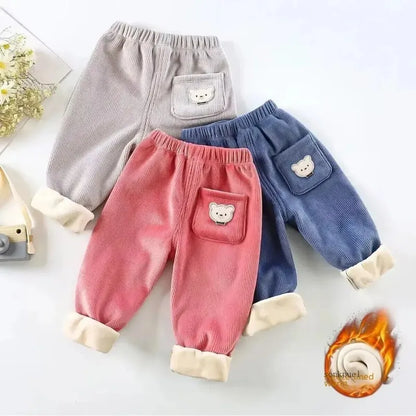 Kids Warm Autumn Winter Pants