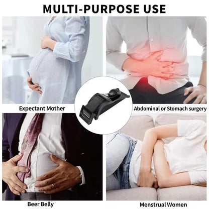 Woman pregnancy safety seatbelt