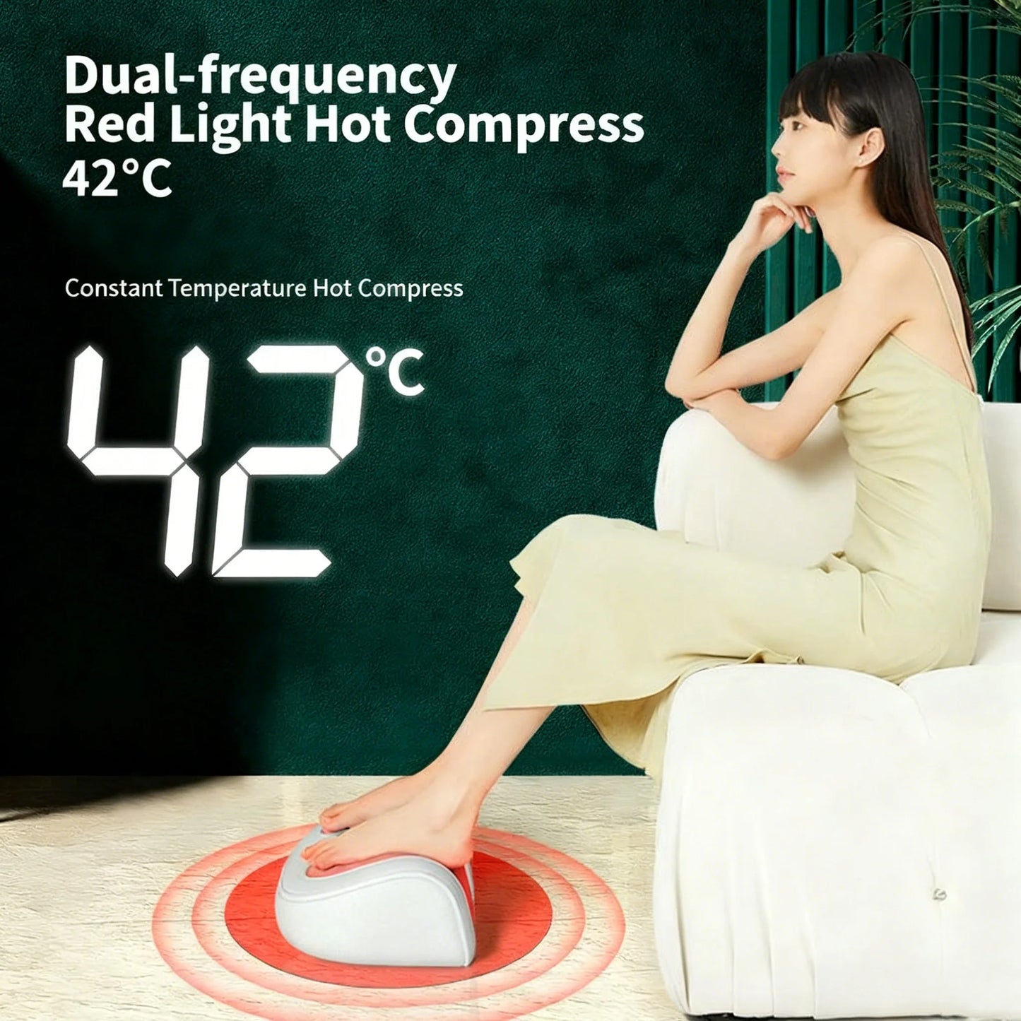 Electric Hot Compress Foot Massager