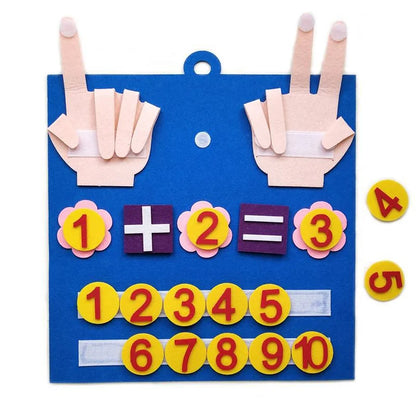 Kids Felt Finger Number Counting Math Learning