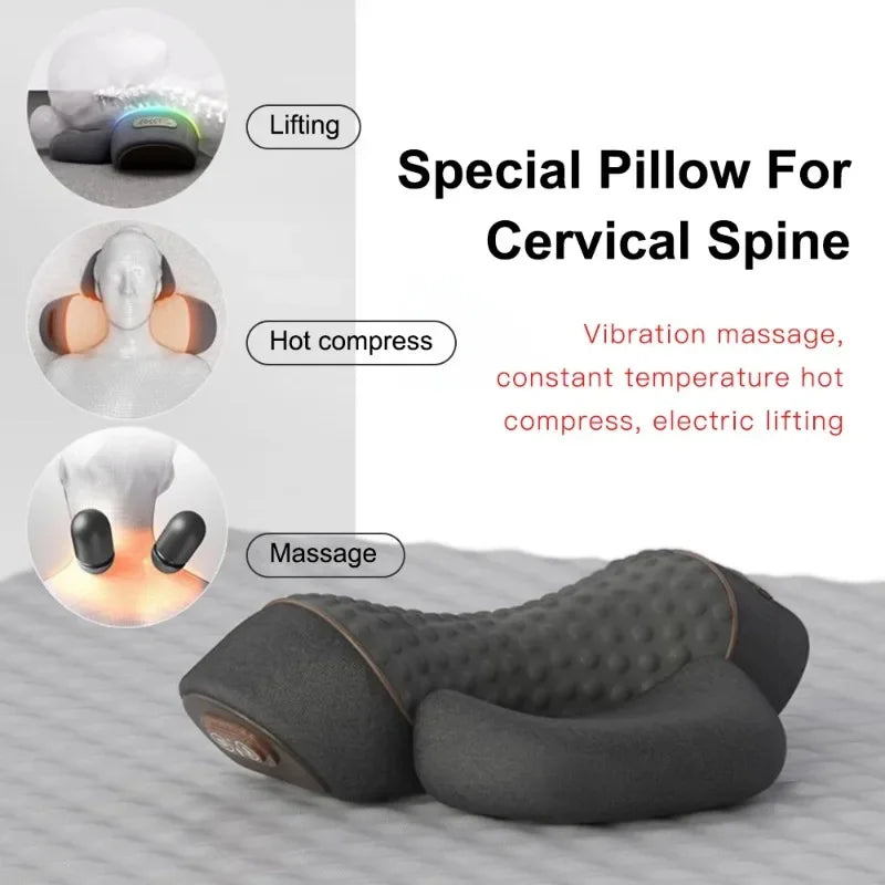 Neck Heated Massager Pillow