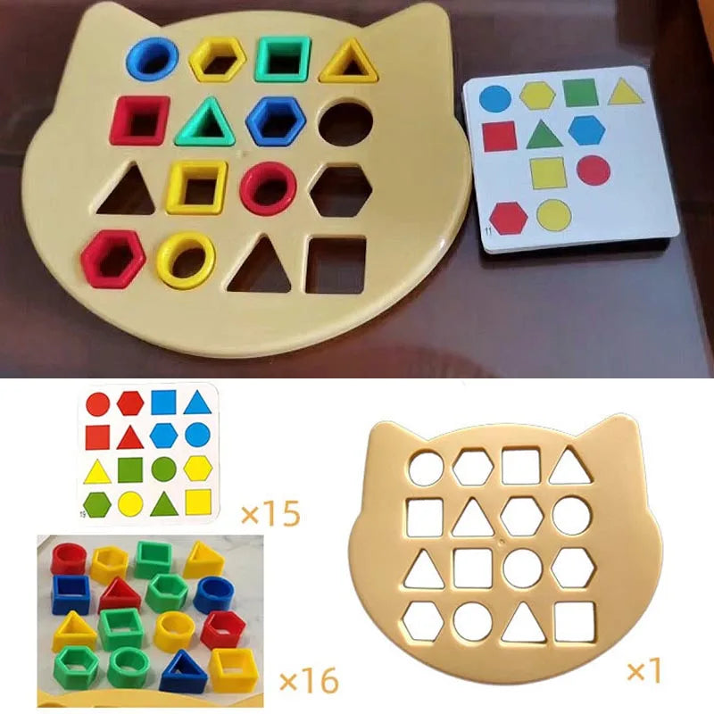 Baby Geometric Shape Color Matching Puzzle