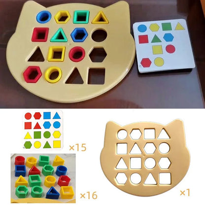 Baby Geometric Shape Color Matching Puzzle