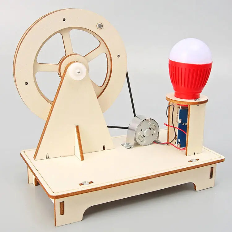 KIds Hand-cranked Generator Science Experiment DIY