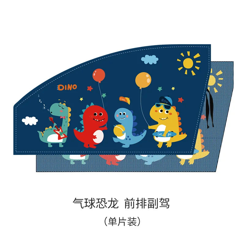 Kids Magnetic Car Window Shades