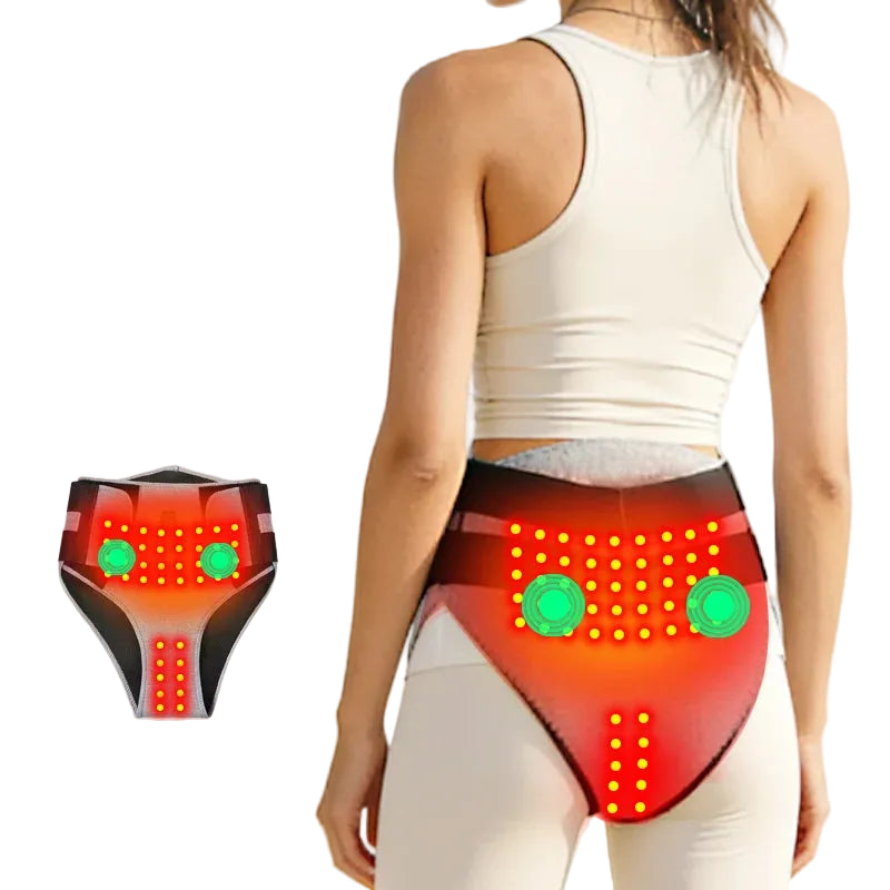 Woman's Back and Abdominal Massager
