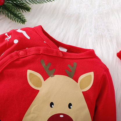 Baby Christmas Cute Deer Jumpsuit