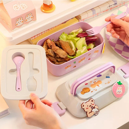 Cute Baby Lunch Box Multi Storage