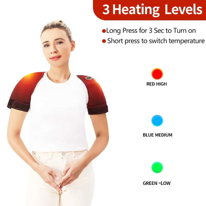 Carbon Fiber Heated Shoulder Support