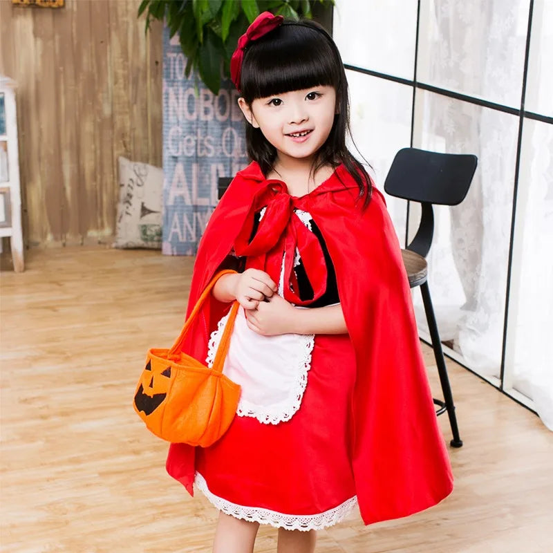 Girls Red Riding Hood Halloween Costume