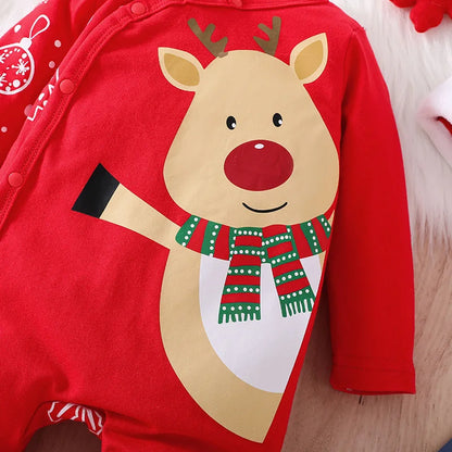 Baby Christmas Cute Deer Jumpsuit