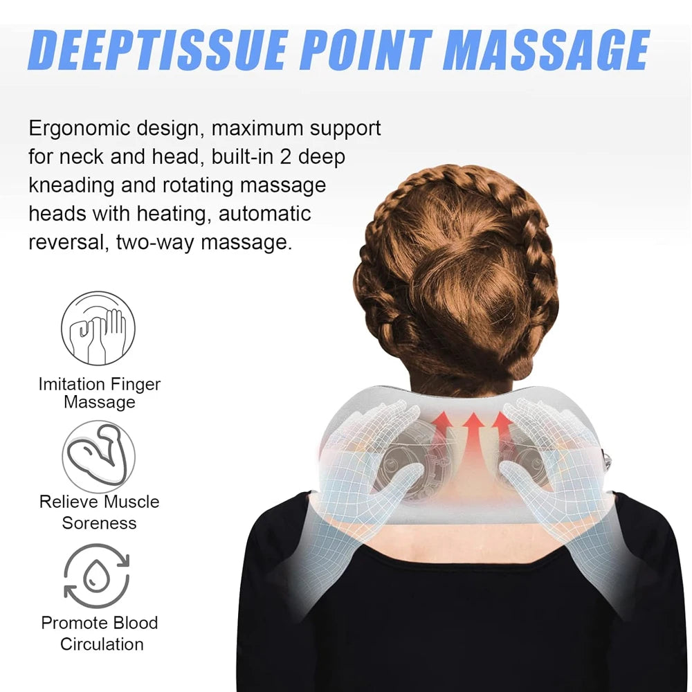 Neck Massager U Shaped Pillow