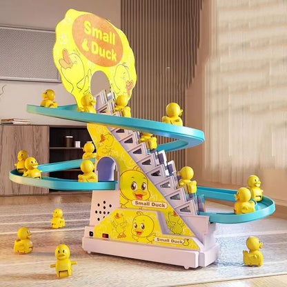 Baby Duck Climbing Stairs Track Set