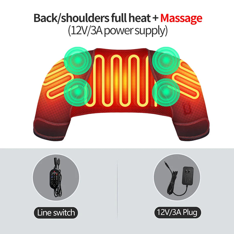 Carbon Fiber Heated Shoulder Support