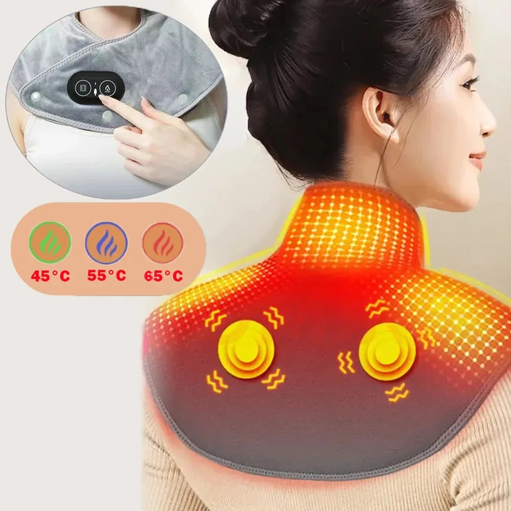 Heating Electric Shoulder Massager Pad
