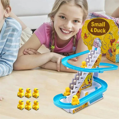 Baby Duck Climbing Stairs Track Set