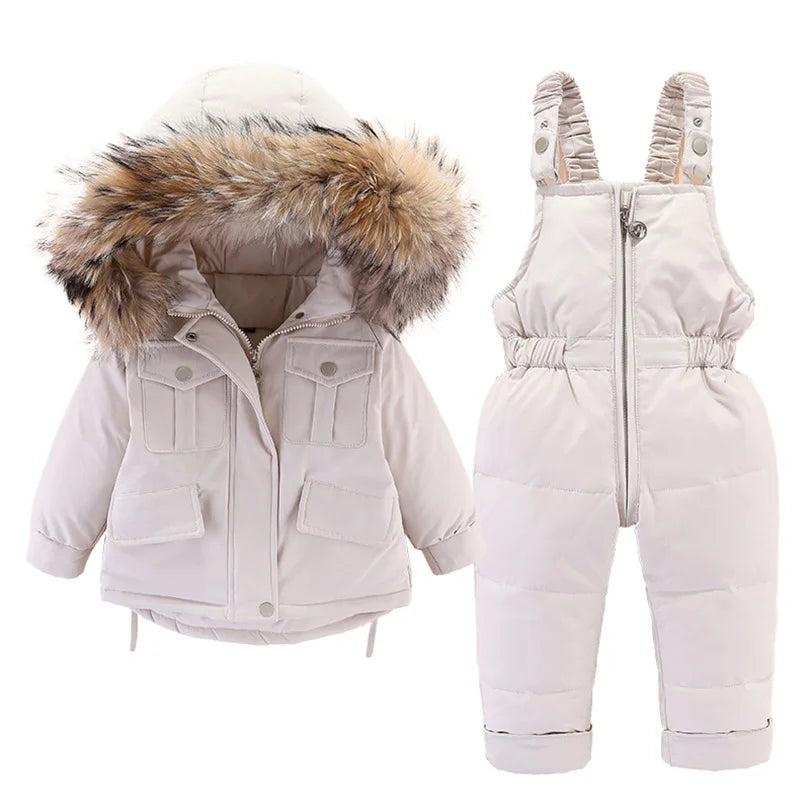 Baby Girl 2pcs Winter Jumpsuit