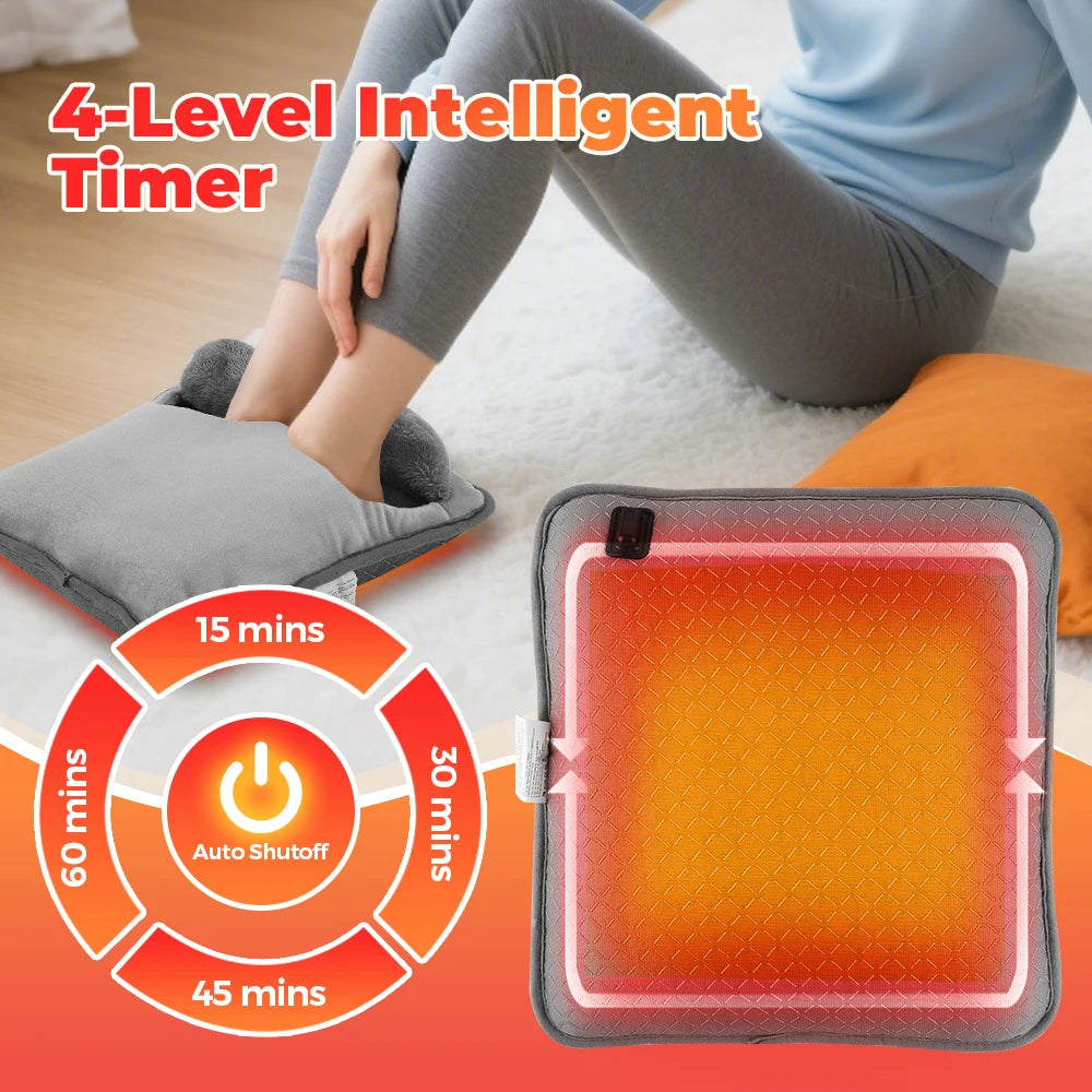 Foot Heating Massage Cushion