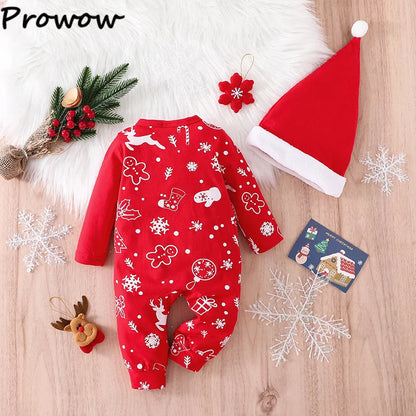 Baby Christmas Cute Deer Jumpsuit