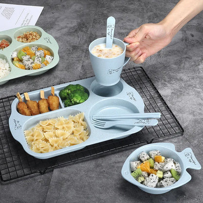 Baby Anti-drop partition plate Set