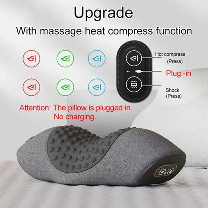 Neck Heated Massager Pillow