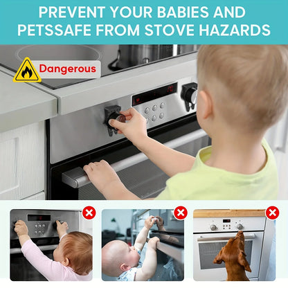 Baby-Proof Locks for Gas Cooktop