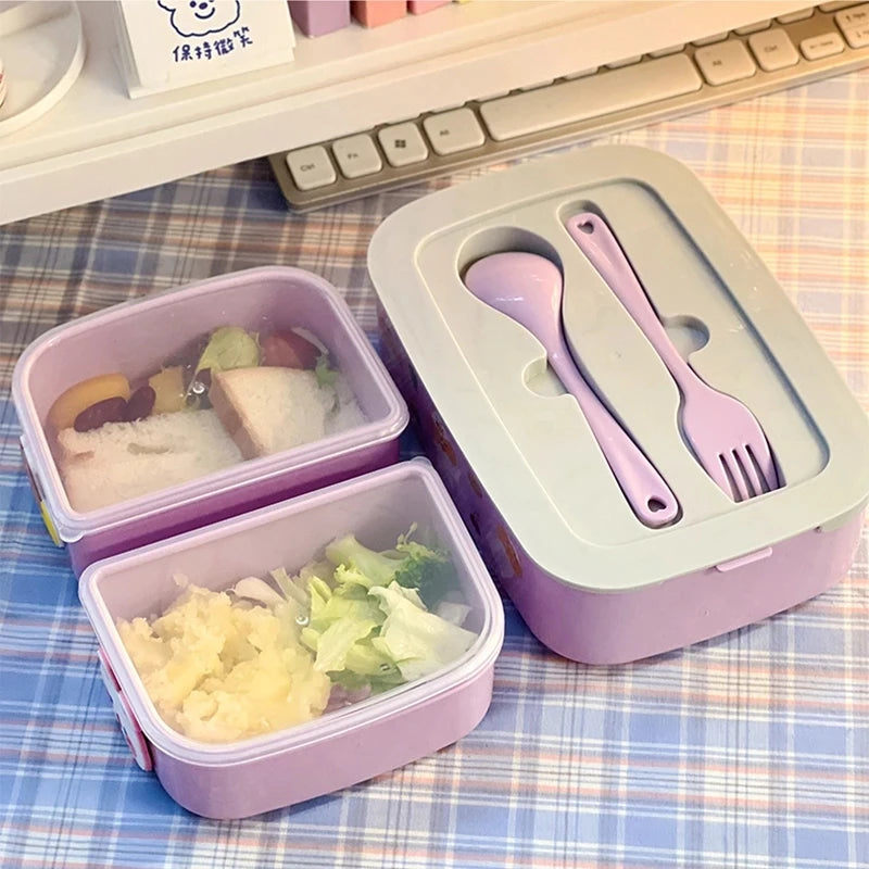 Cute Baby Lunch Box Multi Storage