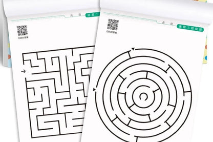 Kids Concentration Maze Training Book