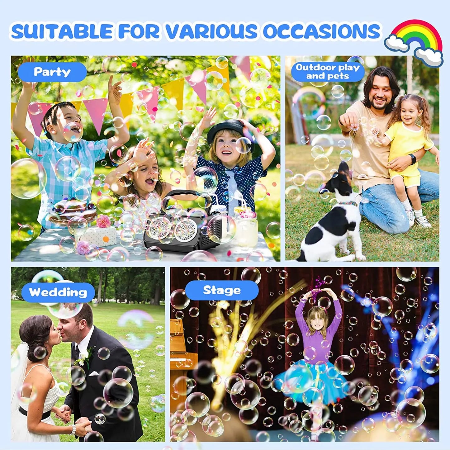 kids Automatic Bubble Machine