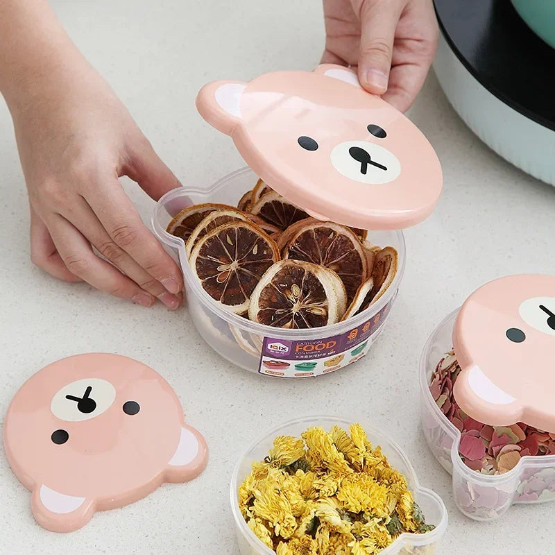 4pcs Baby Cartoon Lunch Box