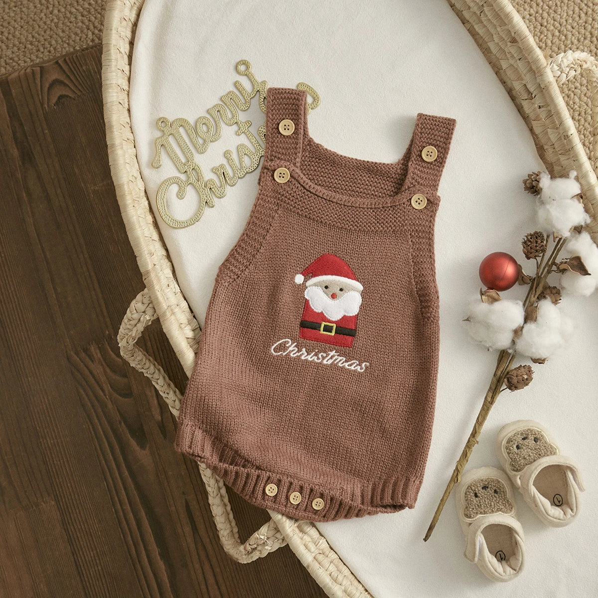 Baby Christmas Overall Jumpsuit