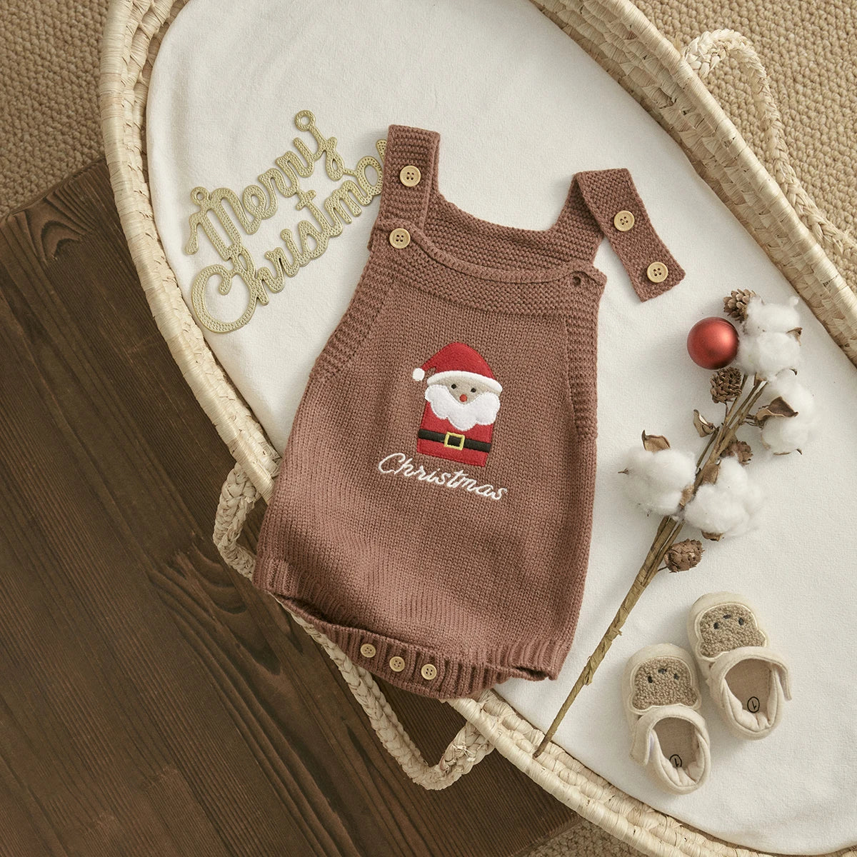 Baby Christmas Overall Jumpsuit